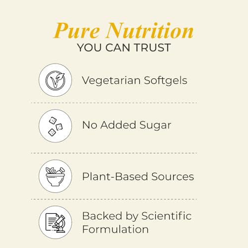 Image of NUTRELA Patanjali 1500 mg Omega 3 6 7 9 for Men & Women - 60 Veg Softgel | Strength Supplement for Muscle, Bone, Heart, Eye, Skin & Brain with EPA 200mg & DHA 150mg