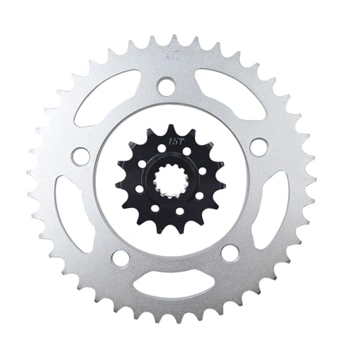 Pignon avant moto 15T et couronne 41T haute résistance NC750