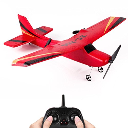 [RC Airplane] Z50 Gyro RTF Remote Control Glider RC Jet RC Planes 350mm Wingspan EPP Micro Indoor (Red) - Thumbnail 2