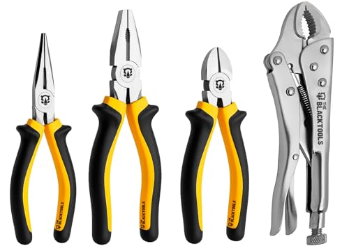 Kit Jogo De Alicates Jogo Ferramenta Utilidades Variadas Corte Bi...