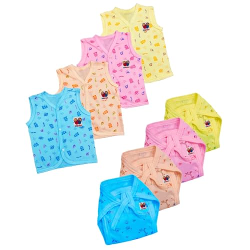 Image of Baby Boys and Baby Girls Clothing Ser /Gift Set With Jabla (4 Pcs), Nappy /Langot /Cloth Diaper (4 Pcs)