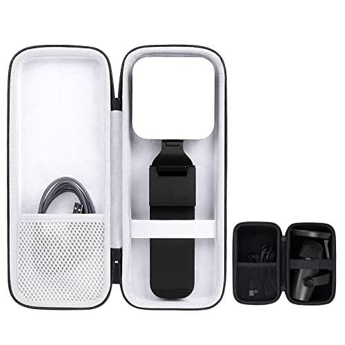 Hard Case for Logitech Litra Glow LED Light + Blue Yeti Nano Microphone