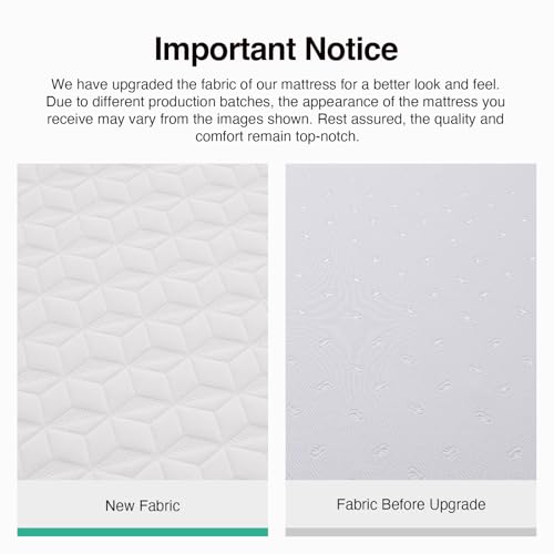 Image of Novilla King Size Mattress, 10 Inch Memory Foam Mattress King for Pressure Relief & Comfort Sleep, Natural Fiber Infused for Cooling Refreshing Feel, CertiPUR-US Certified Mattress in a Box, Plush