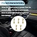 BDZMC 60A Gold Plated Glass Inline Car Audio Fuse, 5Pack for Auto/Marine Audio Stereo Amplifier Protection