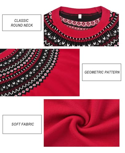 Image of CARCOS Plus Size Sweaters for Women Solid Crew Neck Knit Tops Casual Long Sleeve Pullover Sweater Sparkly Tunic Shirts