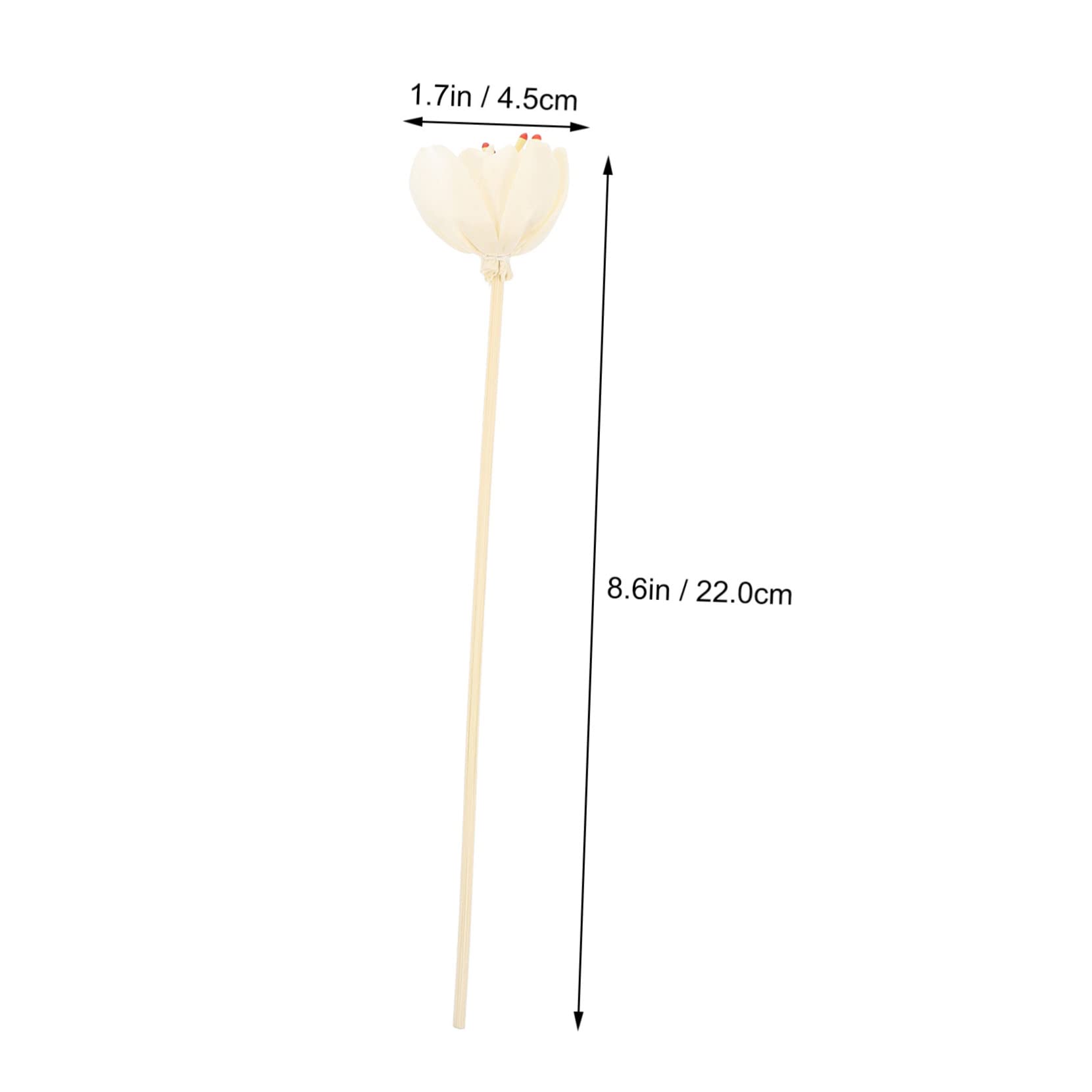 Cabilock 10Pcs Essential Oil Diffuser Sticks Floral Aroma Diffuser Reeds for Spa and Natural Decor for Home Fragrance Compatible with Various Diffuser Bottles