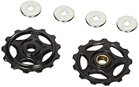 Shimano Unisex – Erwachsene Schaltrollen-Set-08487969 Schaltrollen-Set, Schwarz/Silber, Einheitsgröße