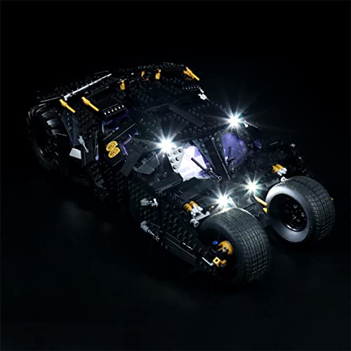 TopBrixx LED Beleuchtungsset für Lego Batmobile Tumbler 76240, LED Licht für Lego 76240 (Lego Modell Nicht Enthalten) – Bild 3