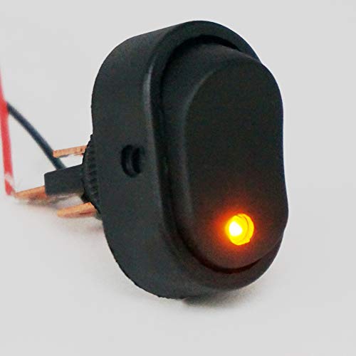 Taiss/5Pcs 12V 30A SPST 3 Pin ON/OFF Rotondo