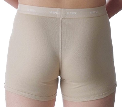 MSPEC Men's Boxer Briefs 3D-Crotch Breathable/Comfortable MS-013