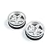 Losi Front Wheel Satin Chrome 2 22S Drag LOS43047
