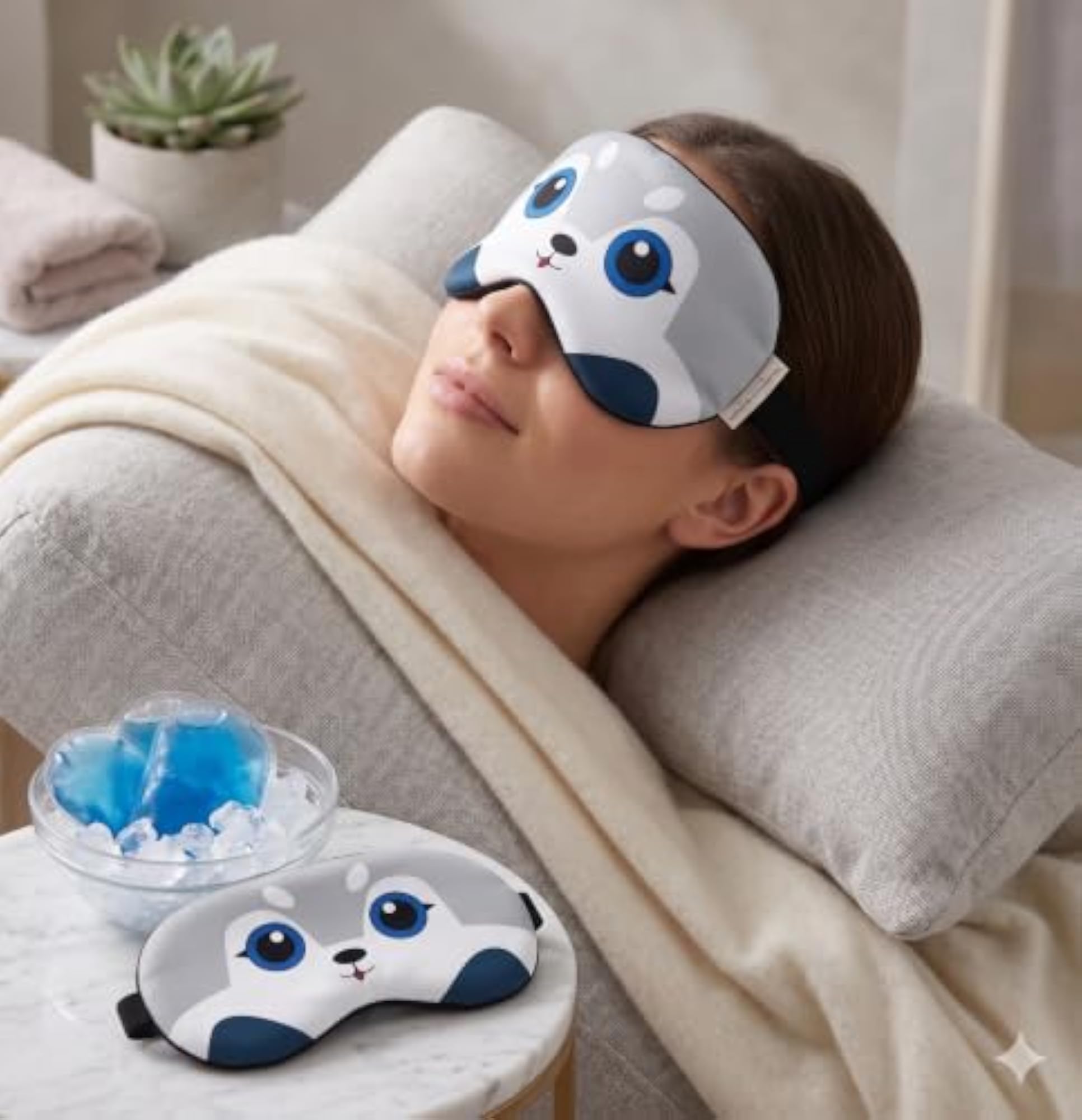 Cooling Gel Eye Cover, Reusable Eye Mask