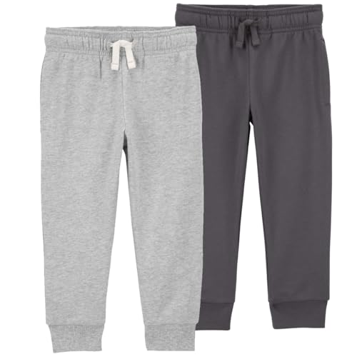 Pantalons de sport garçon Carter's en French Terry doux et résistant lot de 2 taille 6