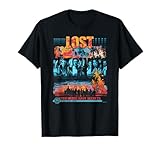 Lost Even Heroes Have Secrets Distressed Main Cast Panels T-Shirt