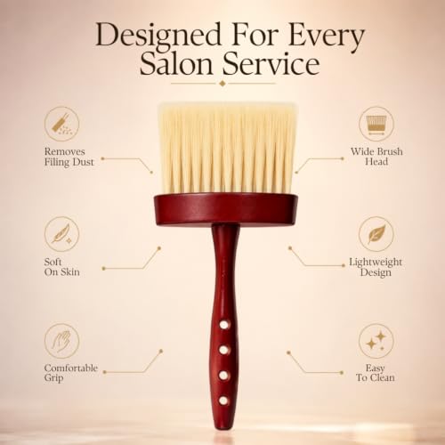 Image of KIRA Soft Bristle Dusting Brush with Wooden Handle | Multipurpose Cleaning Brush for Home, Office, Keyboard, Furniture, Shelves & Delicate Surfaces