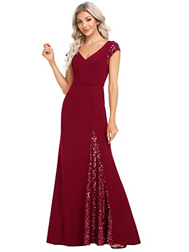 Vtido De Noche Largo De Sirena Con Encaje Y Hombros Dcubiertos, Traje De Cena Con Cote