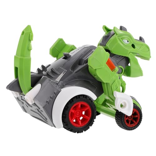 TOBBOMEY Coche de Juguete Toys kiddikutter Dinosaur playmóvil glop Game playmobile Juguetes transformadores Coche de Tiro inercial Juguetes de vehículos robotizados el plastico Green