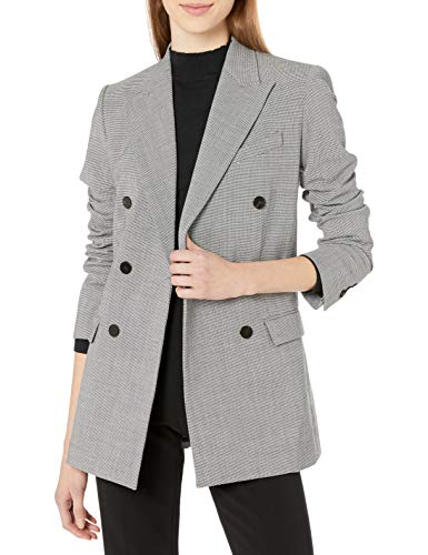 Theory Women's Double Breasted Tailor Jacket B, Black Multi, 00