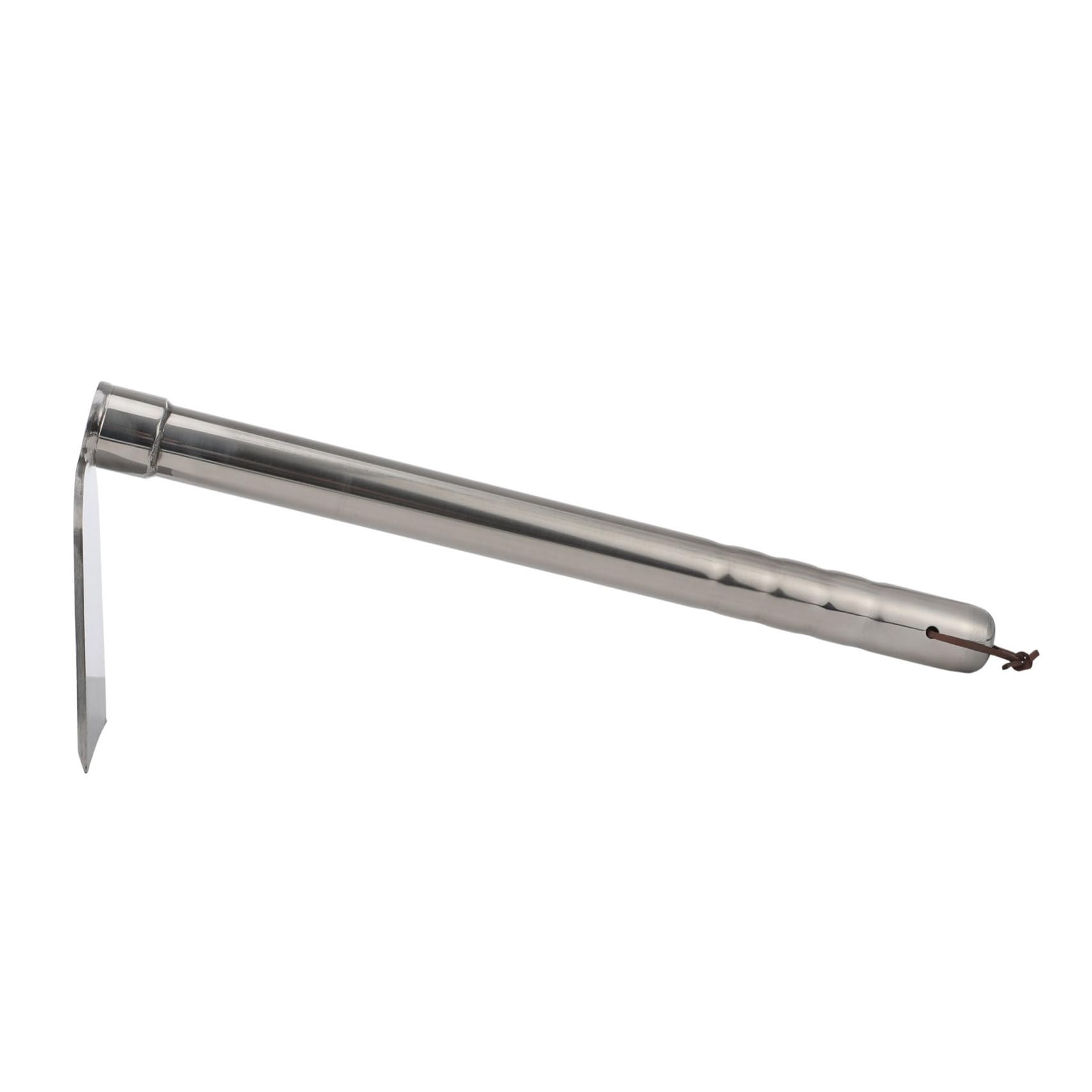 GALPADA Aratro a Mano Portatile da Giardino in Acciaio Inox 38,5 Cm per Diserbo, Zappatura e Trapianto, Attrezzo Manuale per Orto Domestico e Piantagione