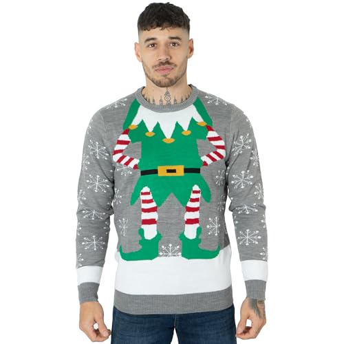 NOROZE Herren Damen Unisex Neuheit Weihnachten Pullover Strickpullover...