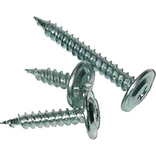 Fastap No 8 Sizes x 1-1/4 in. L Phillips Round Washer Head Unichrome Steel Sheet Metal Screws 12 oz.
