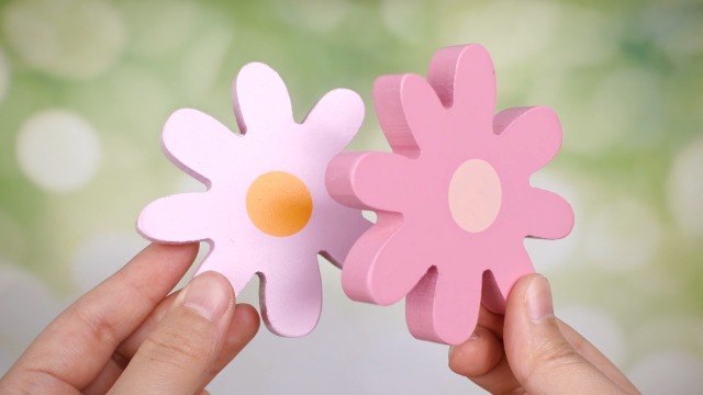 Amazon.com: Geetery 6 Pack Spring Floral Centerpieces Wooden Daisy