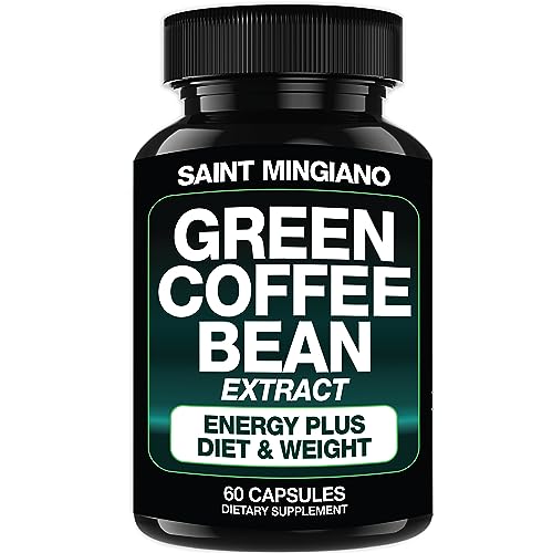 Green Coffee Bean Extract 60 Capsules – Contains 13 Active Ingredients for Aiding in Energy Levels, Mental Focus and Size Reduction - Natural Energy Supplements – 60 Days’ Supply
