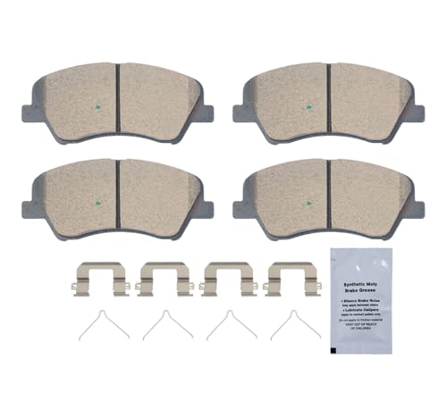Image of HUSCH D2190 Front Ceramic Brake Pads Kit Fit For Hyundai Accent 2018-2022, For Kia Rio 2018-2023