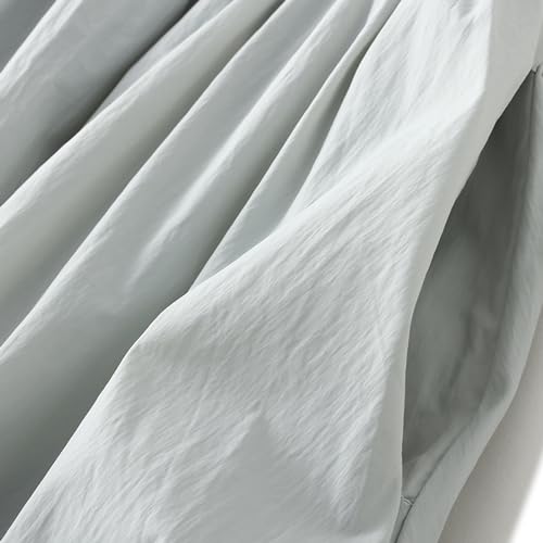 Y2K Maxi Bubble Skirts for Women Elastic High Waist A Line Pleated Skirt Ruffle Hem Puffy Long Skirt Summer Going Out3