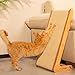 CheerPals Dual-Use Sisal Kratzbrett Katzen- Large 63cm H, Massivholz Buche & Natürliche Sisal Kratzsäule Katze, L-förmige Kratzmöbel für alle Katzen Spielen, Entspannen