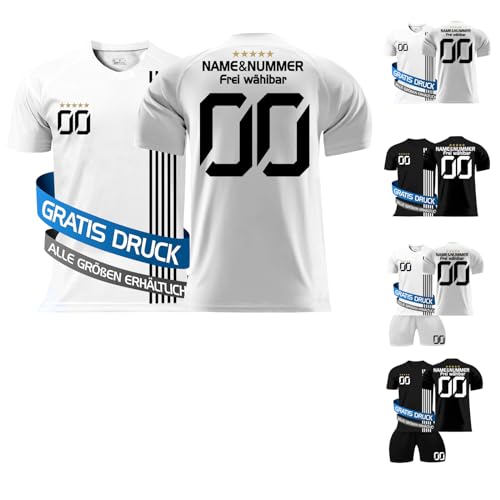 Coolsterster Deutschland Trikot EM 2024 Trikot Fussball Jungen, DFBtrikot...