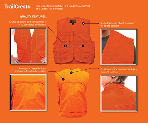 TrailCrest by Treel Men's Safety Front Loader High Visibility Vest3