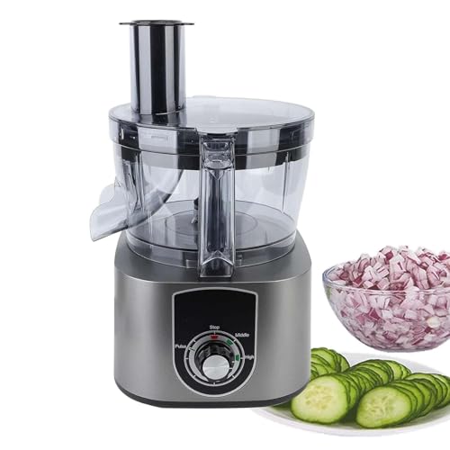Picadora De Verduras EléCtrica, Procesador De Alimentos Y Fruta De 100 Kg/H, Cortadora AutomáTica Para Cebolla Y Papa - Cortadora Comercial Con Moldes Para Dados ExtraíBles De 8/10 Mm,Black