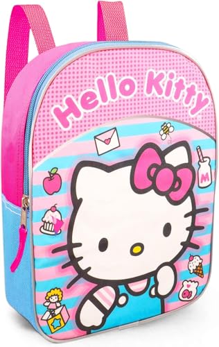 Hello Kitty Backpack and Lunch Bag Set - Bundle with 11” Mini School Bag, Lunch Box, Bottle, Stickers, More | Hello Kitty School Supplies for Kids3