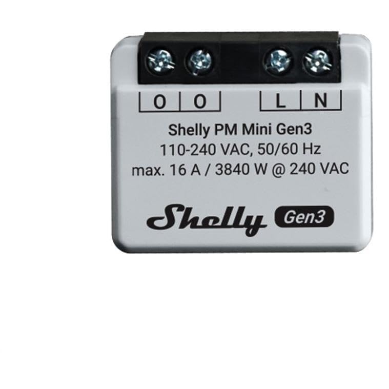 Shelly Shelly Plus PM Mini Gen 3 Commutateur sans Fil Wi-Fi, Bluetooth