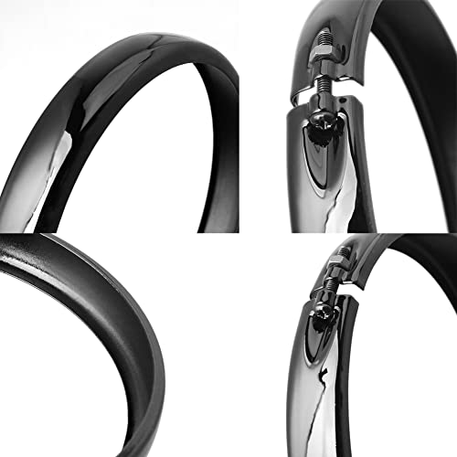 FTKDMT Motorrad 5,75 Scheinwerfer-Zierring passend für Harley Sportster Iron XL 883 1200 Dyna Softail Street Bob