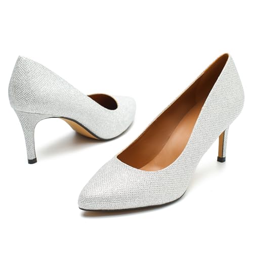 Image of Unisex Men's Women's Classic Mid Kitten Heel Pumps