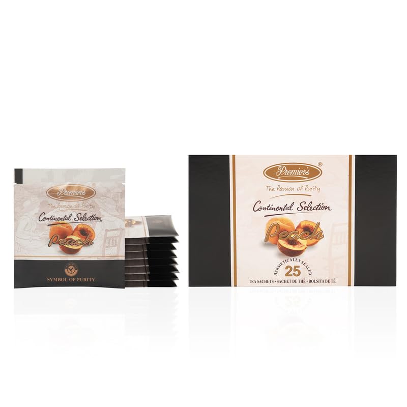 Té negro sabor durazno 25 saquitos miniatura 5