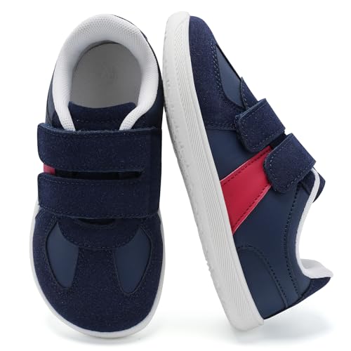 Mioceko Jungen Sneakers Breiter Zehenraum Barfussschuhe Kinders Turnschuhe Leicht Rutschsicher Mädchen Huasschuhe Atmungsaktiv Laufschuhe Blau 29 EU Mioceko Jungen Sneakers Breiter Zehenraum Barfussschuhe Kinders Turnschuhe Leicht Rutschsicher Mädchen Huasschuhe Atmungsaktiv Laufschuhe Blau 29 EU