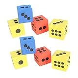 Photo Gallery besportble 8 dadi gioco in schiuma eva colorati grandi dadi educativi per giochi matematici e intrattenimento familiare adatti casa scuola e attività all colore casuale Photo Gallery besportble 8 dadi gioco in schiuma eva colorati grandi dadi educativi per giochi matematici e intrattenimento familiare adatti casa scuola e attività all colore casuale