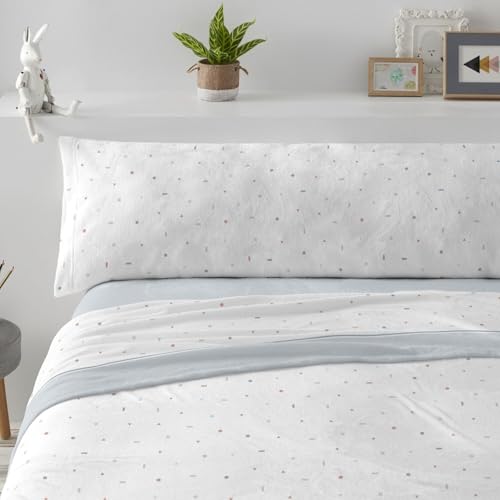 Image of Burrito Blanco | Coral Sheets | Bed 105 cm (+ Sizes Available) | Design 997 | Color Blue (105 x 190 /200 cm.)