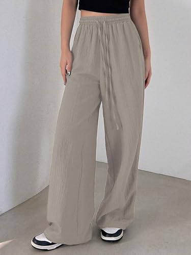 Image of GRECIILOOKS Women Trousers for Women | Women Trousers | Women's High-Waisted Pant | Women Trousers Pants | Korean Trousers for Women