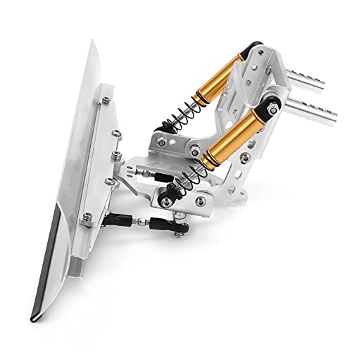 cersalt Aluminium Schneepflug, RC Metall Schneeschaufel tragbar für 1/10 RC Auto