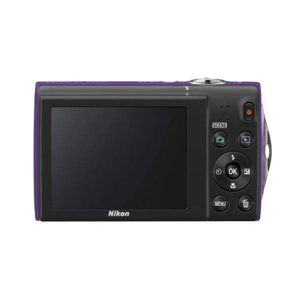 Nikon Coolpix S5100 Digitalkamera (12 Megapixel, 5-fach opt. Zoom, 6.7 cm (2.7 Zoll) Display, HD-Videofunktion) purple – Bild 5