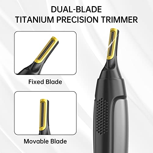 Ulaido Eyebrow Trimmer For Men, Rechargeable Ear And Nose Hair Trimmer - Electric All-In-One Detail Trimmer For Necklines, Sideburns, Ear Hair Trimmer #TOP5