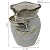 Sunnydaze Cascading Side Tiers 8-Inch Ceramic Indoor Tabletop Fountain
