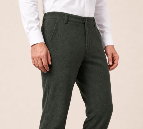 Image of SaintX Men's 4-Way Stretchable, Wrinkle Resistant, All-Day Comfort Trousers | 2 inch Expandable Waistband | Lightweight & Flexible Everyday Wear | EasyMove Office & Casual Wear (Style 37)