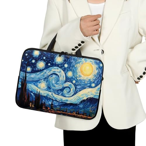 Funda para laptop Van Gogh Starry Night 17 pulgadas miniatura 4