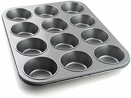 Non-Stick 12 Cupcake Muffin pan Pie Tins Mould PUDDING BAKING TRAY