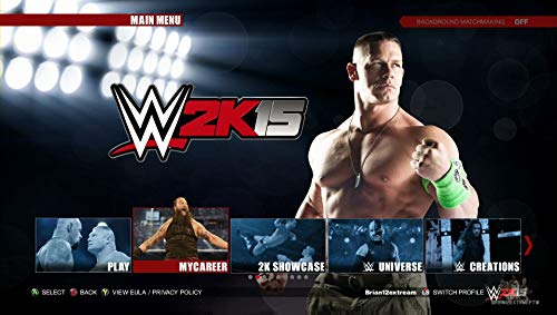 WWE 2K15 jeu PS4 de catch simulation de combat sur console Sony - 2